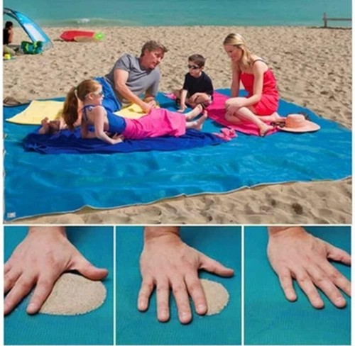 Sand free beach blanket - sand,